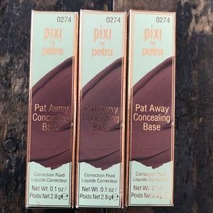 Pixi by Petra Pat Away Concealing Base Espresso Correction Fluid 3 Pack 0274